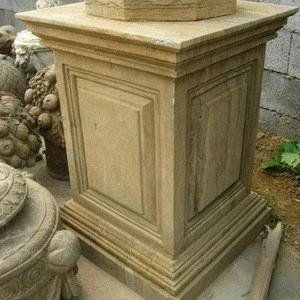 Natural stone pillar