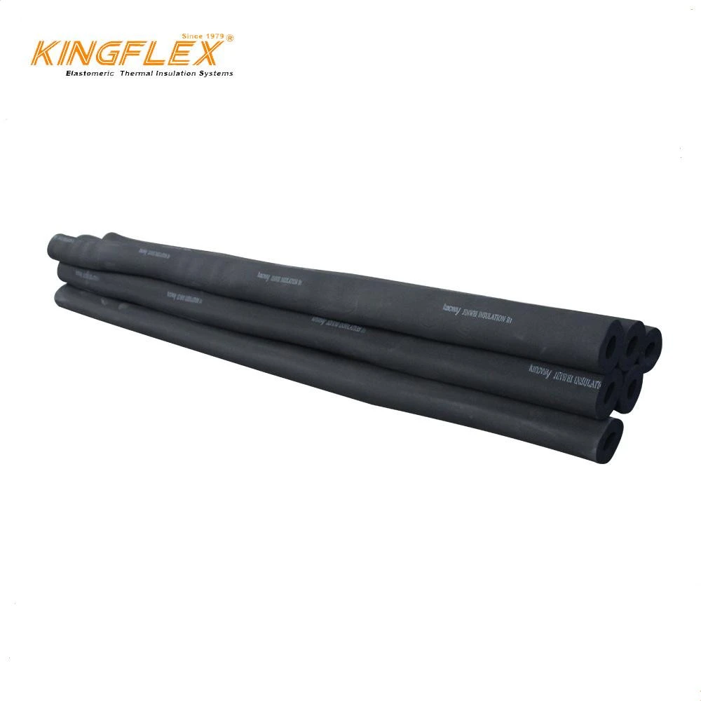 NBR/PVC rubber foam insulation tube/pipe for copper pipe