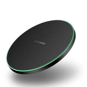 New 2019 ultra thin wireless fast charger for apple for samsung high performance top quality