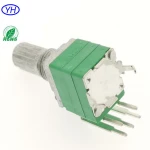 new and original customized 9mm vertical pcb mount 10k 20k 50k 100k rotary potentiometers with Rotary on off switch