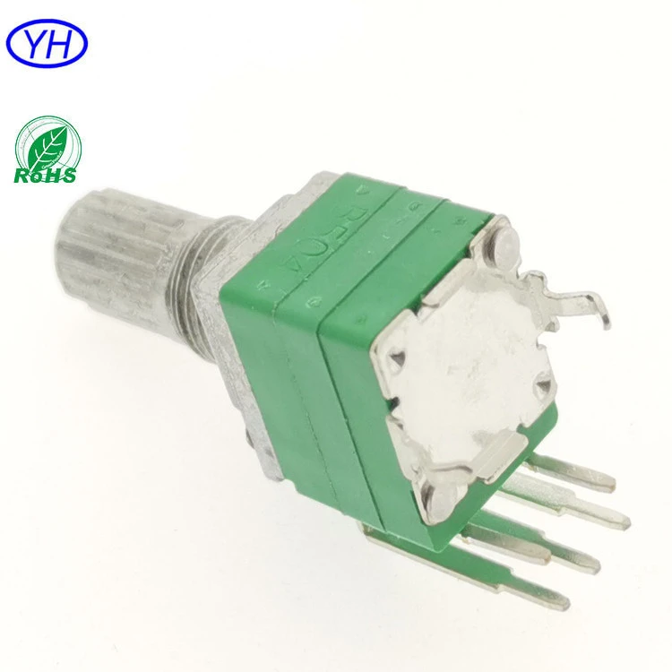new and original customized 9mm vertical pcb mount 10k 20k 50k 100k rotary potentiometers with Rotary on off switch