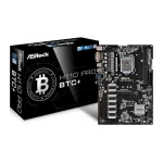 New Arrivals 12PCIE DDR4 ASROCK H110 PRO BTC+ CryptoCurrency support 13 GPU Graphics Card Linux ethOS Mining Motherboard