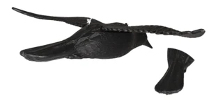 NEW Black Plastic Crow Flying Decoy Garden Yard Bird Deter Scarer Scarecrow Mice Pest Control Deterrent Repeller Waterproof