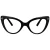 New Cat Eye Fancy Spectacle Prescription Optical Multicolor Eyewear Women Glasses Frames