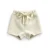 New Custom Pure Color Newborn Baby Autumn Clothes Baby Bottoms Shorts Cotton Terry Shorts with Belt