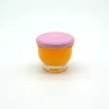 New Design 75ML 100ML  Bird Nest Bottle Glass Jam Jar Food Storage Preserve Honey Glass Jar With Metal Safety Button Lid