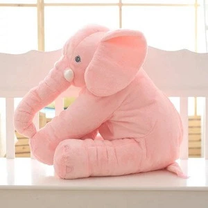 New design Customized color cover blanket baby animal elephant pillow