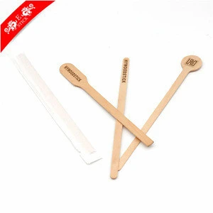 New design different types wrapped wooden stirrers from 