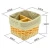 Import New design handwoven wooden storage basket wth liner from China