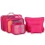 Import New design high quality custom 6pcs waterproof luggage organizer travel packing bag from China