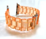 New Design Luxury Shiny Transparent Watch Bands For iWatch , Beautiful Watch Straps Bracelet For Apple Watch Band 38/40/42/44MM