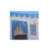 New invention simple blue roof plastic fabric kids playhouse