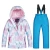 Import New Kids Brands Windproof Waterproof Warm Girls Snow Set Winter Skiing And Snowboarding Jacket Children Ski Suit from China