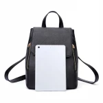 New Portable fashion Women Backpack Leather School Bags For Teenagers Girls Multi-layer large capacity Top-handle Travel bag