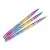 Import New Rainbow Colorful Metal Handle Nylon Hair Painting Brush Carved Pen Light Therapy Pen Sets Sequins Nail Art Liner Brush from China
