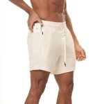 New Style Casual Mens Fitness Training Pants Solid Color Capris Sports Shorts