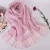 Import New Style Fashion Solid Color 200*70cm Long Shawls women Silk Scarf from China