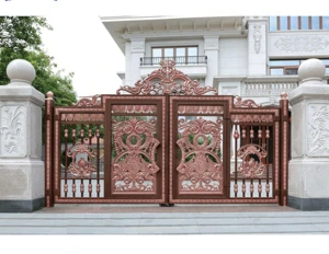 New Trend Strong Cast Iron Aluminium gate for garden