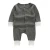 Import Newborn Baby Spring Cotton Clothes Infant Long Sleeve Jumpsuit Baby Knitted Solid Color Ribbed Romper from China