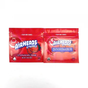 Newest 22g airheads candy bag 6 flavors cherry blue raspberry orange watermelon airheads xtremes packing plastic bags