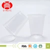 Newest arrival 130ml transparent cup plastic wine glasses with raw pp material