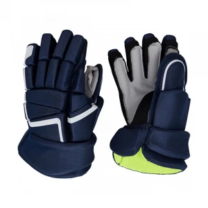 Newest design good protection hockey with high quality gloves