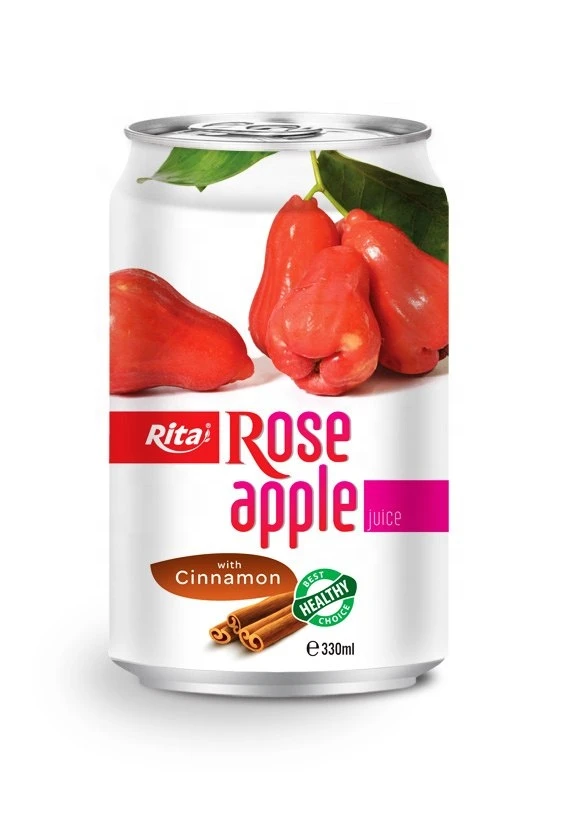 NFC 330ml Canned Natural Fruit Juice Rose Apple Juice Drink Canned Juice