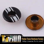 Nickel free brass metal apparel garment eyelets