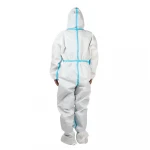 Non-woven protective clothing for disposable virus protection