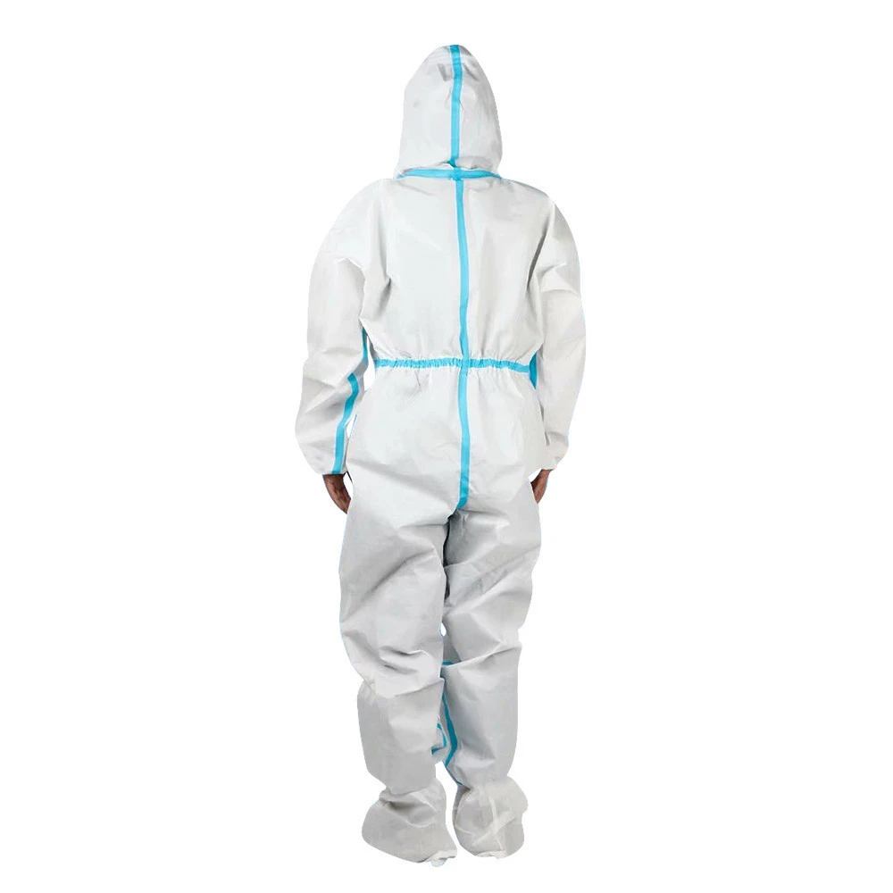 Non-woven protective clothing for disposable virus protection