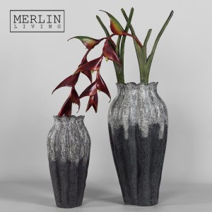 Nordic Style Glazed Porcelain Modern Flower Vases