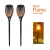 Import novelty outdoor flame torch lamp led garden lawn lamp solar night light from China