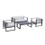 NSF3062 Modern Design Garden Furniture sofa set Patio  Aluminum Outdoor Sofas