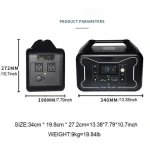 ODM OEM LED Light Wireless Charging 1000w Home Outdoor Battery Backup Smart Inverter Portable Power Station