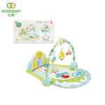 OEM Acceptable Kid Plastic Soft Activity Baby Gym Play Mat With Music