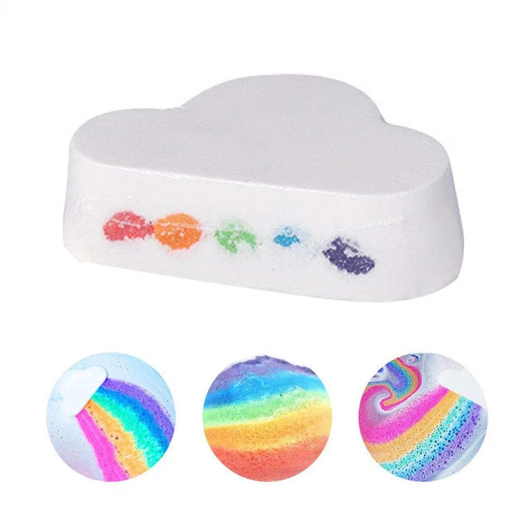 OEM Cheap Custom Private Label Mini Colorful Supplies Salt Kids Natural Organic Rainbow Ice Cream Cup Chocolates Boms Bath