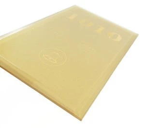 OEM color Silk-screen hotel room number electronic tempered glass display door plate