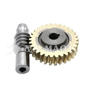 OEM customized small pinion gear for dc motor / the worm and gear of dumbwaiter 6050 6051 / steady velocity ratio