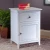 Import OEM factory direct sale  Traditional style white nightstand from China