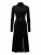Import OEM factory Women fashion dress long sleeves Rib Midi Knit Dress with Removable belt from China