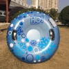 OEM inflatable Snow Tube Sled Air Tube Winter Inflatable Round with handles surfing