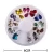 Import OEM LOGO nail art accessories wheel FOM706 hot selling nail supplies drop shape charms 12 colors 3D nail art accessories from China