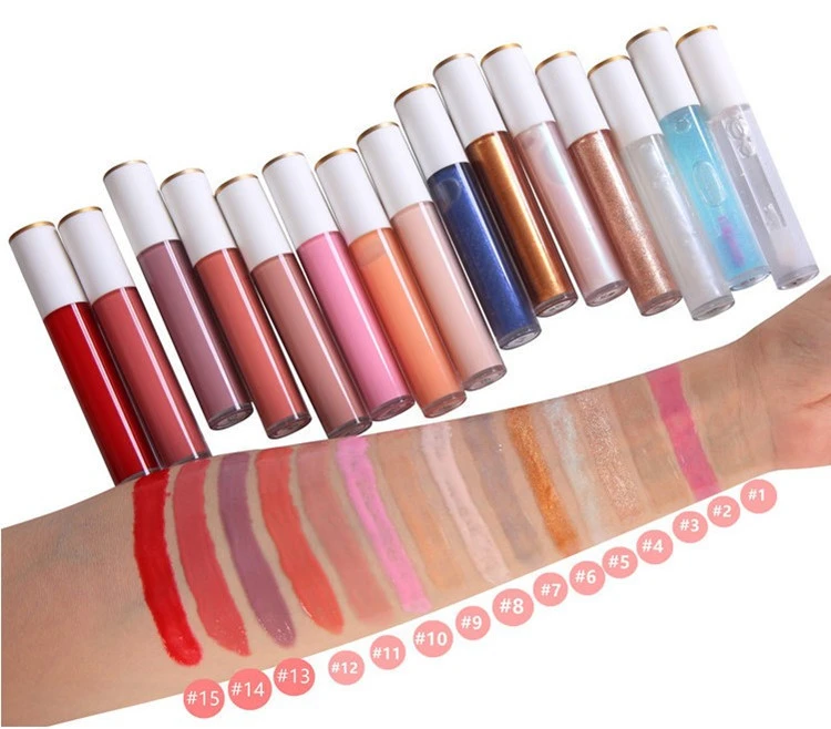 OEM ODM Private Label Vegan Moisturizing Nude Plumping Matte Natural Lip Glaze Stick Lip Gloss Tube Lipstick Lipgloss