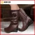 Import OEM ODM Rechargeable battery heated women leather winter boots Electrically Heated Shoes from China