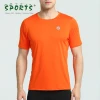OEM/ODM Mens knitted 100%polyester Men short sleeve sports running t shirt gym wear