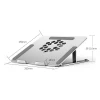 Offic Non-slip Desktop Notebook Holder Portable Multi Laptop Stand Foldable Aluminum