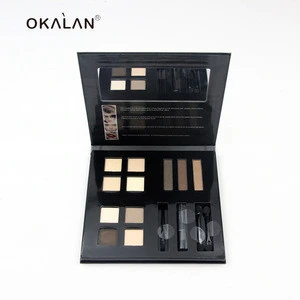 OKALAN Fashion Collection Natural Health Cosmetic Set Custom Makeup Eyeshadow And Eyebrow Palette Cosmetic Make Up Set
