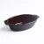 Import ONE-MORE Stoneware Brown Oval Baking Dish with handle from China