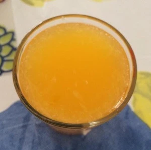 Orange sacs parts of citrus fruit for beverage