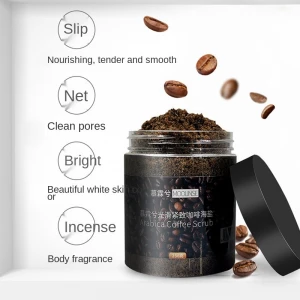 Organic Dead Skin Removing Deep Cleansing Moisturizing Exfoliating Coffee Face Body Care Himalayan Salt Scrub